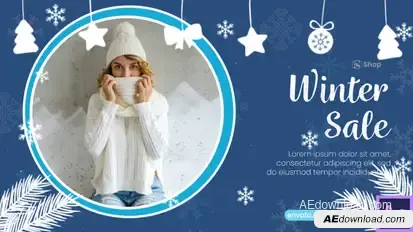 Winter Sale Product Promo template preview