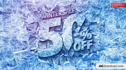 Winter Sale Mockup Product Promo template preview