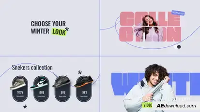 Winter Sale Promo Product Promo template preview