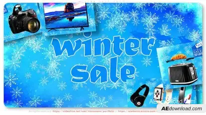 Winter Sale Promo Openers template preview