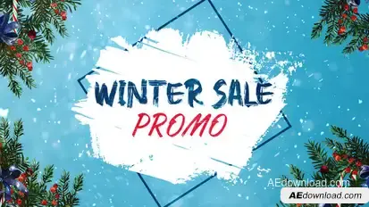 Winter Sale Promo Product Promo template preview