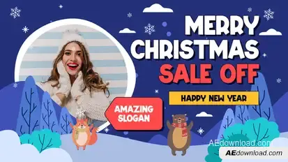 Winter Sale Slides Promo Product Promo template preview
