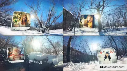 Winter Slide Openers template preview