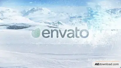 Winter Snow Frost Blizzard Holiday Logo 2 Openers template preview