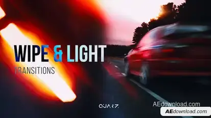 Wipe & Light Transitions for After Effects Elements template preview