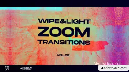 Wipe and Light Zoom Transitions Vol. 02 Elements template preview
