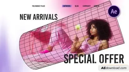 Wire & Color Fashion Opener Openers template preview