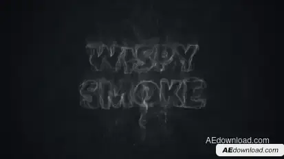 Wispy Smoke Titles Titles template preview