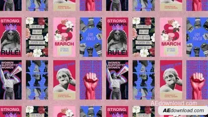 Women's Day Instagram Stories Openers template preview