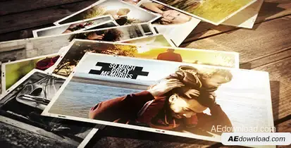 Wonderful Memories Photo Slideshow Video Displays template preview