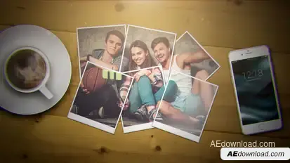 Wonderful Moments | Photo Gallery and Logo Reveal Video Displays template preview