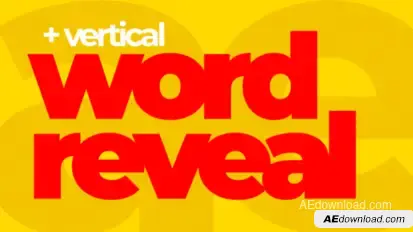 Word Reveal Openers template preview