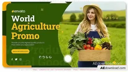 World Agriculture Promotion Openers template preview