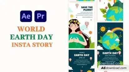 Videohive World Earth Day Instagram Story 57725857 Elements template preview