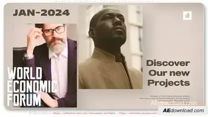 World Economic Forum Presentation Openers template preview