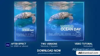World Ocean Day l Global Ocean Awareness Openers template preview