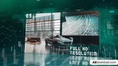 World of Technology Video Displays template preview
