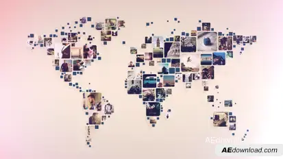 World Photos Slideshow Video Displays template preview