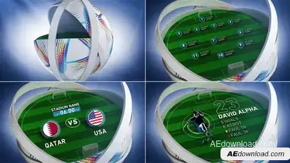 World soccer Package broadcast-packages template preview