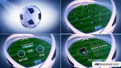 World soccer Package v2 broadcast-packages template preview