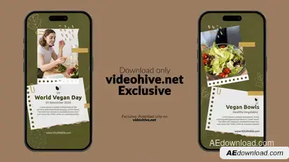 World Vegan Day Instagram Stories Openers template preview