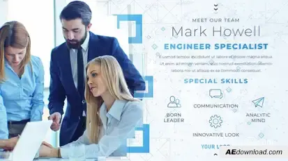 Worldwide Business Promo Video Displays template preview