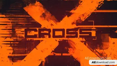 X-Cross Title Opener Titles template preview