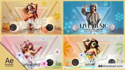 Year Round Party Pack Product Promo template preview
