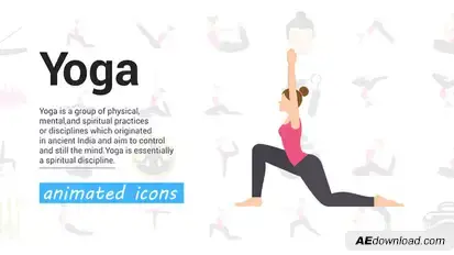Yoga Icons Elements template preview