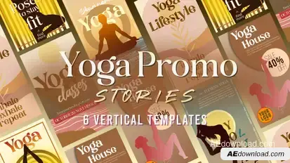 Yoga Promo Stories Product Promo template preview