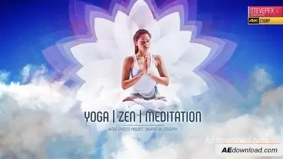 Yoga Zen Meditation Spa Promo Openers template preview