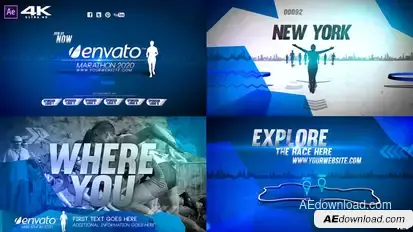 Your Marathon Broadcast Design v2.0 Openers template preview