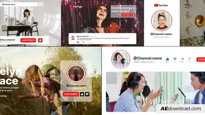YouTube Banner Openers template preview
