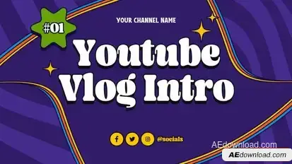 Youtube Blog Intro Openers template preview