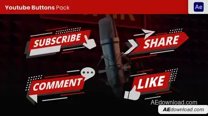Youtube Button Pack Elements template preview