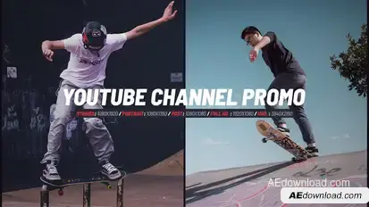 Youtube Channel Promo Openers template preview