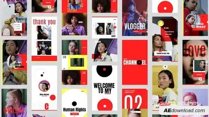 Youtube Channel Stories Pack Product Promo template preview