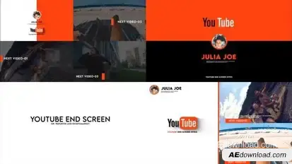 Youtube End Screen Promo Openers template preview