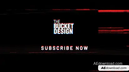 YouTube Glitch Logo Reveal Logo Stings template preview