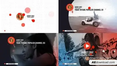 Youtube Intro Openers template preview