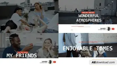 Youtube Intro Openers template preview