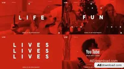 Youtube Intro Openers template preview
