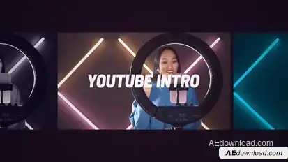 Youtube Intro Openers template preview