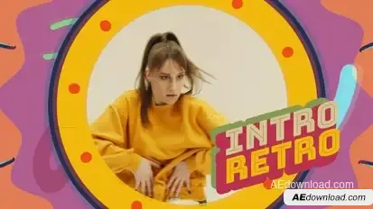 Youtube Intro Retro Openers template preview