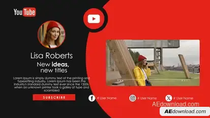 Youtube Intro V3 Product Promo template preview
