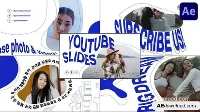 YouTube Liquid Scenes | After Effects Openers template preview