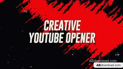 Youtube opener Video Displays template preview
