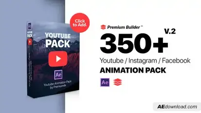 Youtube Pack - Extension Tool broadcast-packages template preview