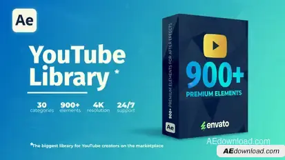 Youtube Pack - Transitions broadcast-packages template preview