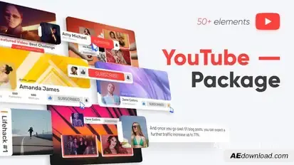 YouTube Package broadcast-packages template preview